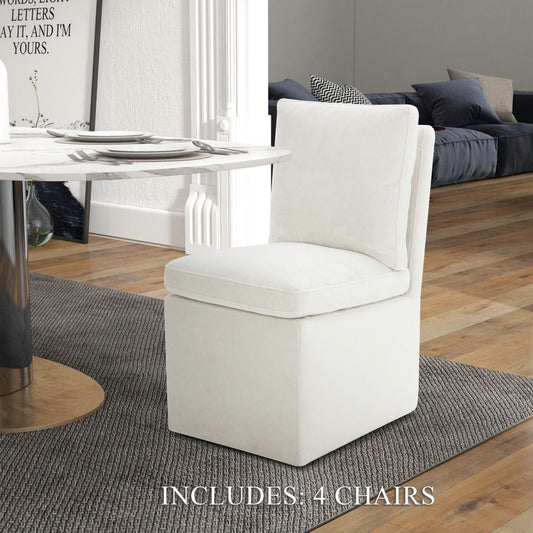 Accent Dining - Accent Dining Chairs With Casters (Set of 4) Chair Sets by Liberty Furniture - Walls Furniture & Mattress