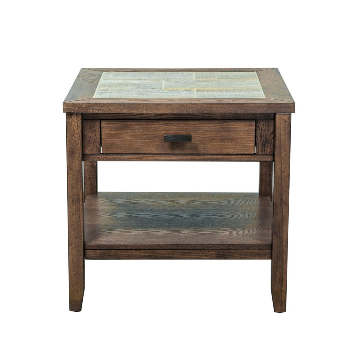 Mesa Valley - End Table - Dark Brown End Tables by Liberty Furniture - Walls Furniture & Mattress