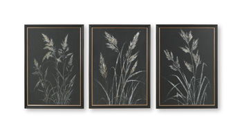 Janisburg - Wall Art Set (Set of 3) - Black / White / Brown Framed Print Sets by Signature Design by Ashley® - Walls Furniture & Mattress