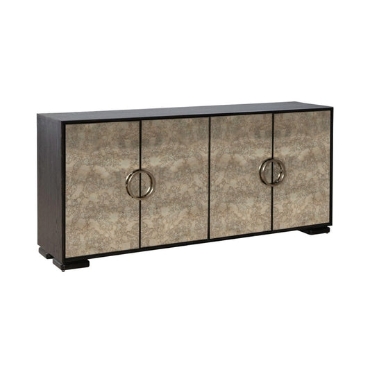 Barlowe - 4 Door Accent Cabinet - Brown Accent Cabinets by Liberty Furniture - Walls Furniture & Mattress