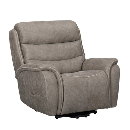 Kamari - Power Lift Recliner With Heat & Massage - Gray Lift Chairs by New Classic - Walls Furniture & Mattress