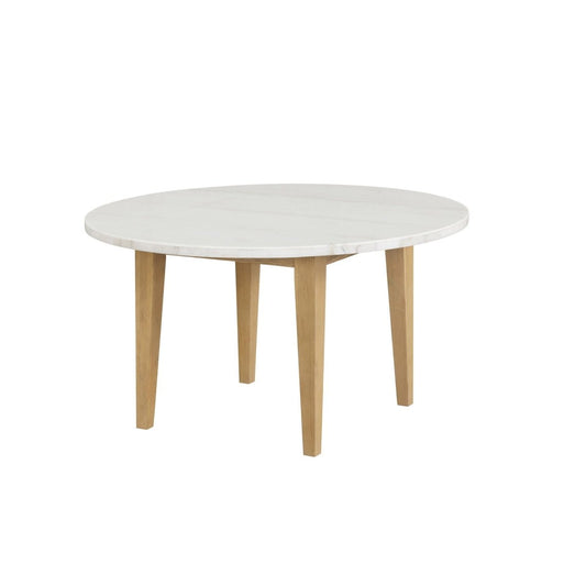 Essence - 54" Round Dining Table With Marble Top Dining Tables by New Classic - Walls Furniture & Mattress