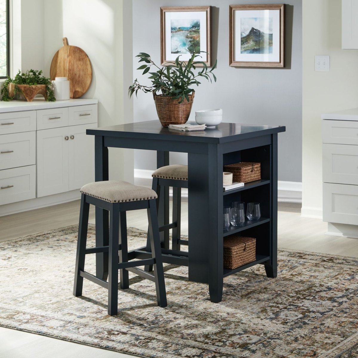 Brook Creek - 3 Piece Counter Set 3 Piece Dining Room Sets by Liberty Furniture - Walls Furniture & Mattress
