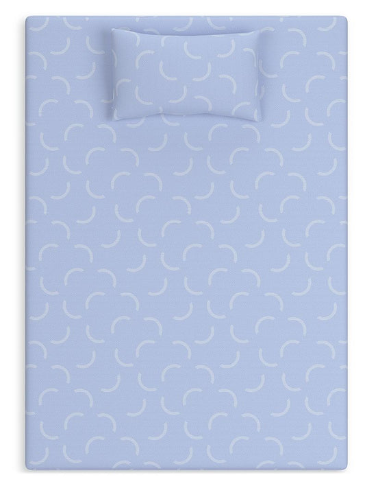 Ikidz Ocean - Mattress And Pillow (Set of 2) Memory Foam Mattresses by Sierra Sleep® by Ashley - Walls Furniture & Mattress