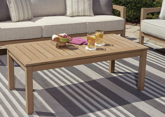 Hallow Creek - Rectangular Cocktail Table - Driftwood Coffee Tables by Signature Design by Ashley® - Walls Furniture & Mattress