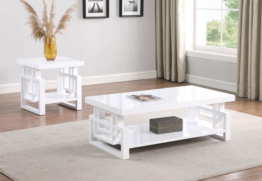 Schmitt - Coffee Table Set Table Sets by Coaster Fine Furniture - Walls Furniture & Mattress