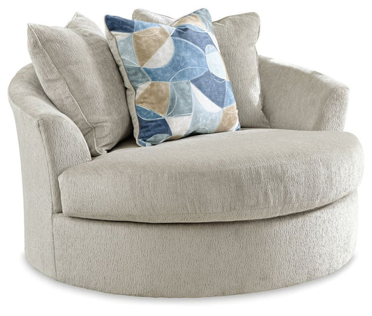 Maxon Place - Oversized Swivel Accent Chair Swivel Chairs by Benchcraft® - Walls Furniture & Mattress