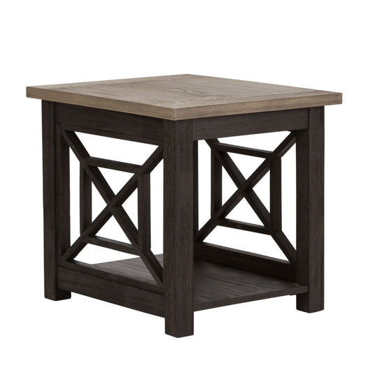 Heatherbrook - End Table - Black End Tables by Liberty Furniture - Walls Furniture & Mattress