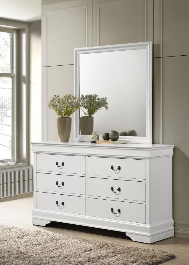 Louis Philippe - Six - Drawer Dresser Dressers by CoasterEveryday - Walls Furniture & Mattress