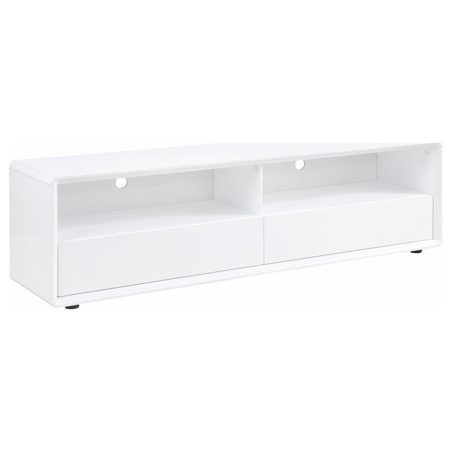 Ellice - TV Stand Media Console - White TV Stands by Coaster Fine Furniture - Walls Furniture & Mattress