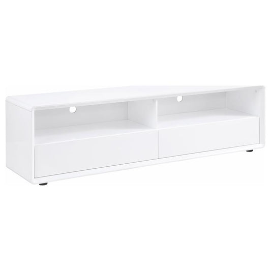 Ellice - TV Stand Media Console - White TV Stands by Coaster Fine Furniture - Walls Furniture & Mattress