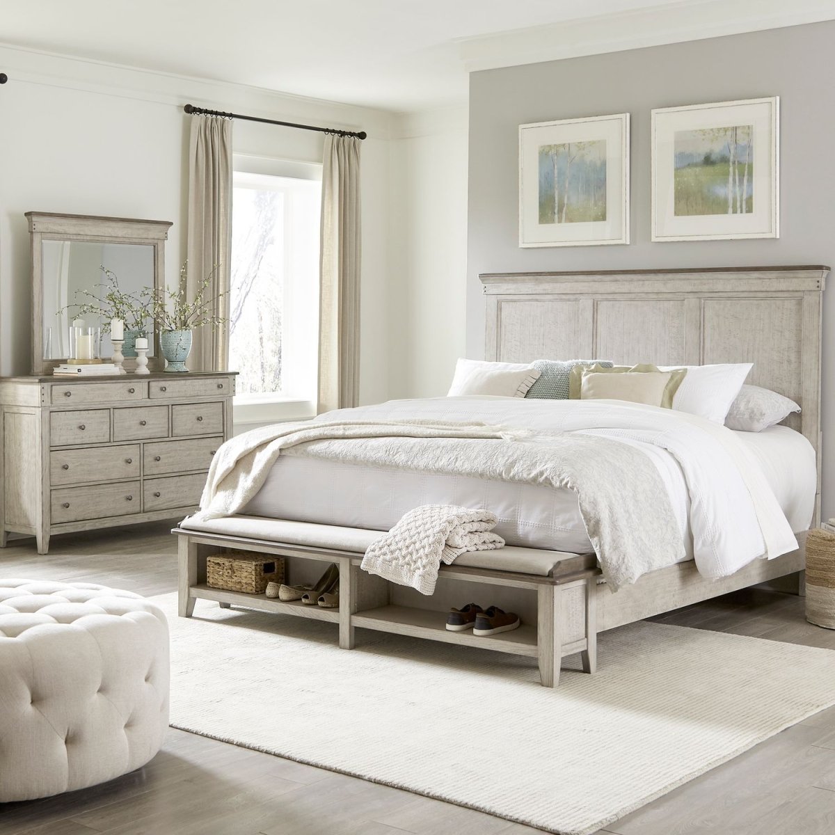 Ivy Hollow - Storage Bedroom Set 3 Piece Bedroom Sets by Liberty Furniture - Walls Furniture & Mattress