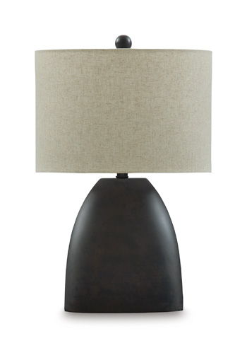 Sethmore - Terracotta Table Lamp - Antique Black Table Lamps by Signature Design by Ashley® - Walls Furniture & Mattress
