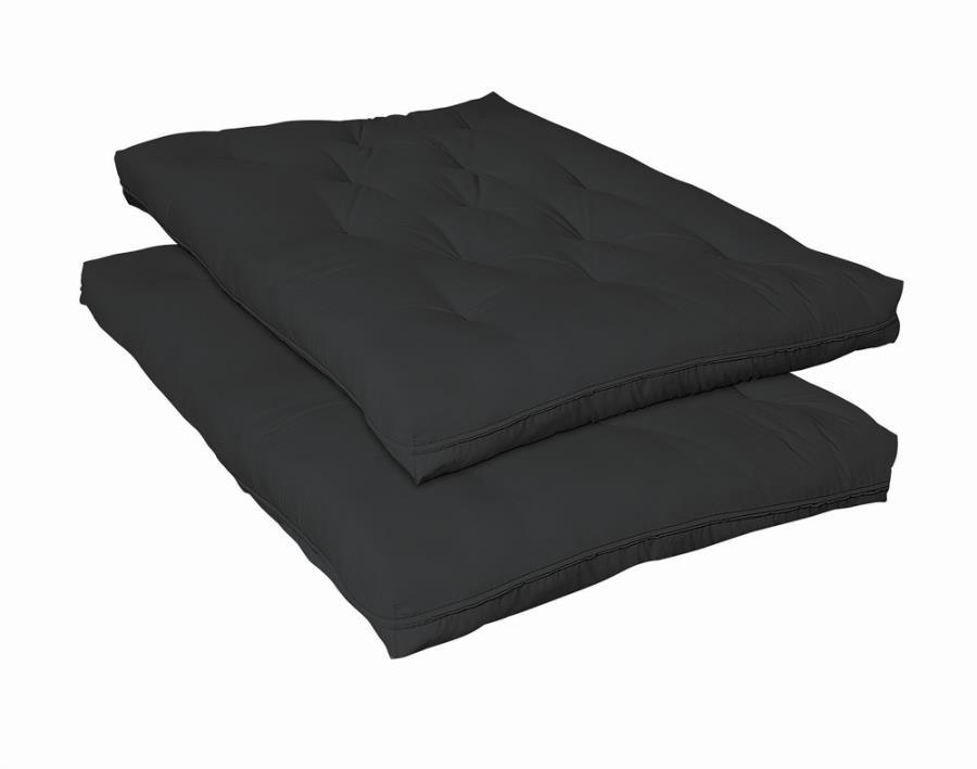 7" Deluxe Futon Pad - Black Futon Pads by CoasterEveryday - Walls Furniture & Mattress
