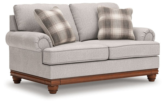 Clearbrooke - Loveseat - Sandstone Stationary Loveseats by Signature Design by Ashley® - Walls Furniture & Mattress