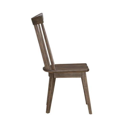Midland Falls - Spindle Back Side Chair (RTA) - Dark Brown Side Chairs by Liberty Furniture - Walls Furniture & Mattress