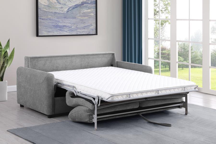 Rylie - Upholstered Sofa Sleeper With Mattress Sleeper Sofas by Coaster Fine Furniture - Walls Furniture & Mattress
