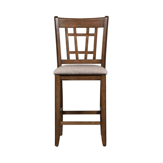 Santa Rosa - Lattice Back Counter Chair - Light Brown Counter Chairs by Liberty Furniture - Walls Furniture & Mattress