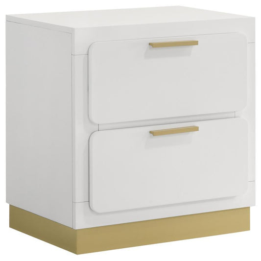 Caraway - 2 - Drawer Nightstand Accent Nightstands by Coaster Fine Furniture - Walls Furniture & Mattress