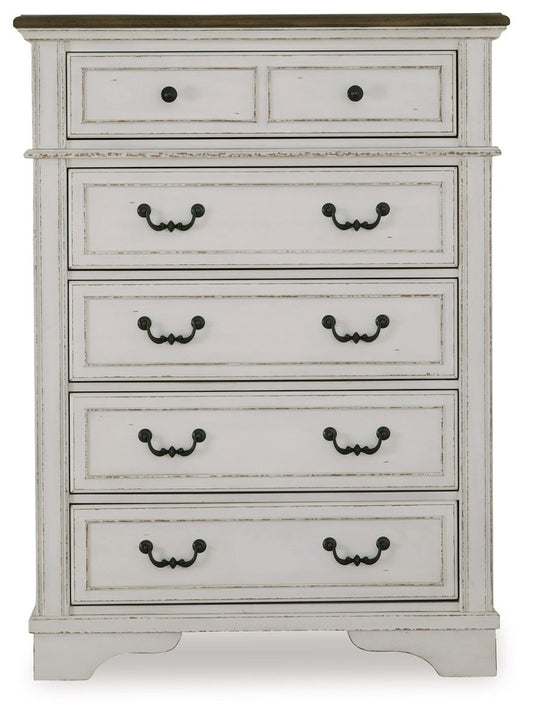 Blendon - Five Drawer Chest - Two - tone Accent Chests by Signature Design by Ashley® - Walls Furniture & Mattress