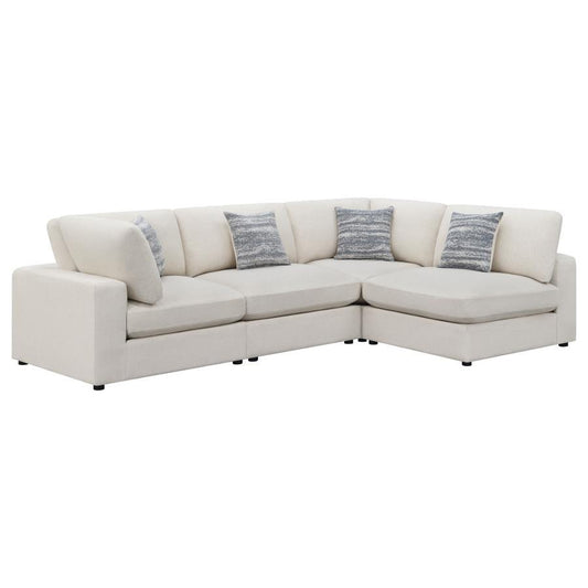 Serene - Upholstered Modular Sectional Sofa Stationary Sectionals by CoasterEssence - Walls Furniture & Mattress