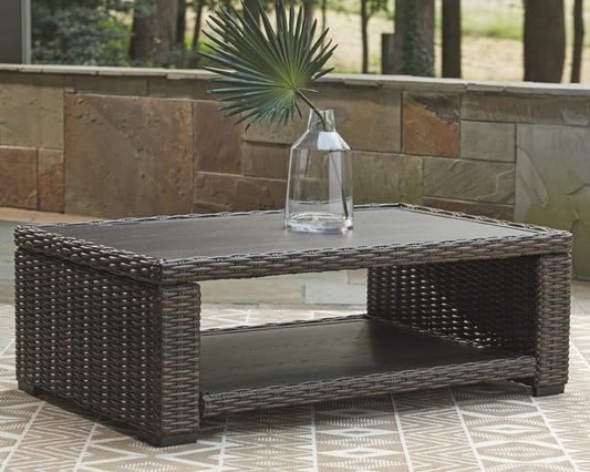 Grasson Lane - Rectangular Cocktail Table - Brown Coffee Tables by Signature Design by Ashley® - Walls Furniture & Mattress