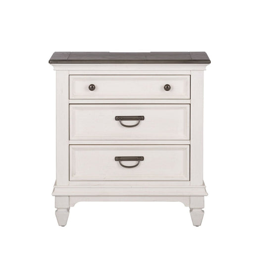 Allyson Park - Nightstand w/ Charging Station Nightstands w/ Charging Stations by Liberty Furniture - Walls Furniture & Mattress