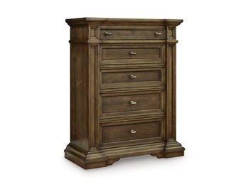 Frantanna - Five Drawer Chest - Brown Accent Chests by Signature Design by Ashley® - Walls Furniture & Mattress