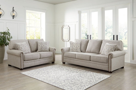 Gaelon - Living Room Set Stationary Chair & Ottoman by Signature Design by Ashley® - Walls Furniture & Mattress