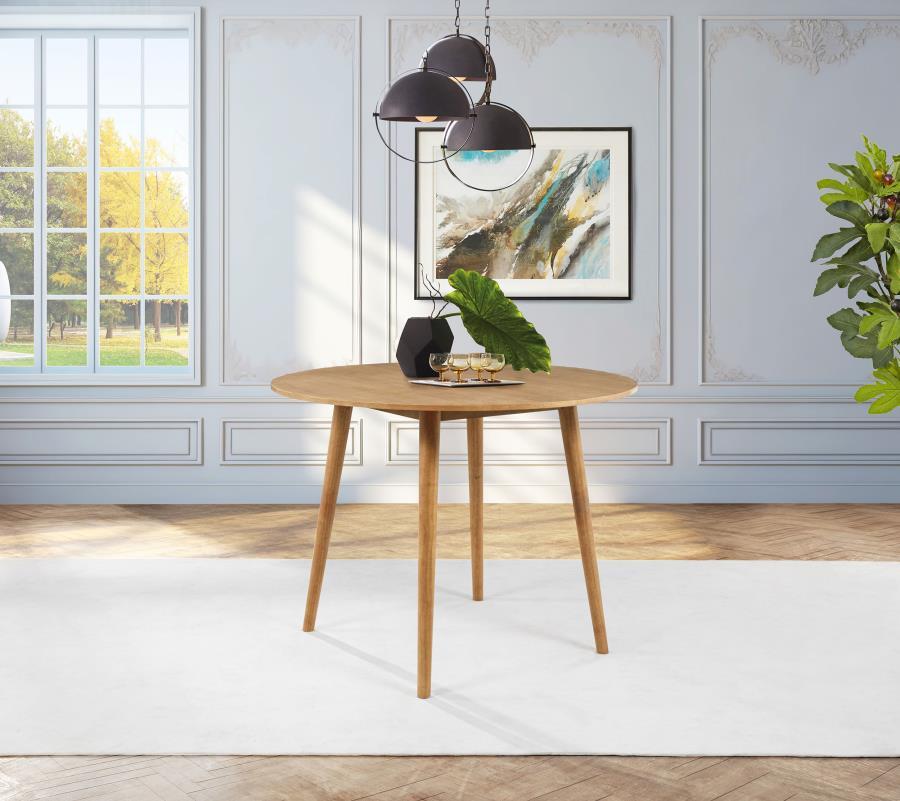 Andrews - Round Dining Table Dining Tables by Coaster Fine Furniture - Walls Furniture & Mattress