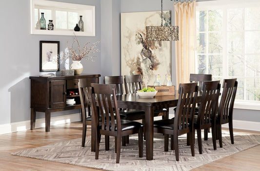 Haddigan - Dining Table With Side Chairs 5 Piece Dining Room Sets by Signature Design by Ashley® - Walls Furniture & Mattress