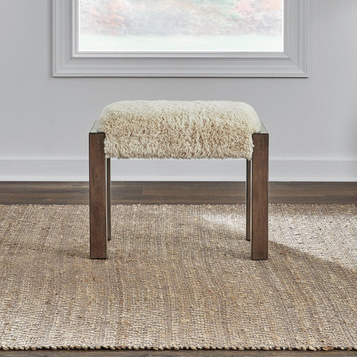 Broadmore - Upholstered Console Stool - Brown Counter Height (24" - 27") by Liberty Furniture - Walls Furniture & Mattress