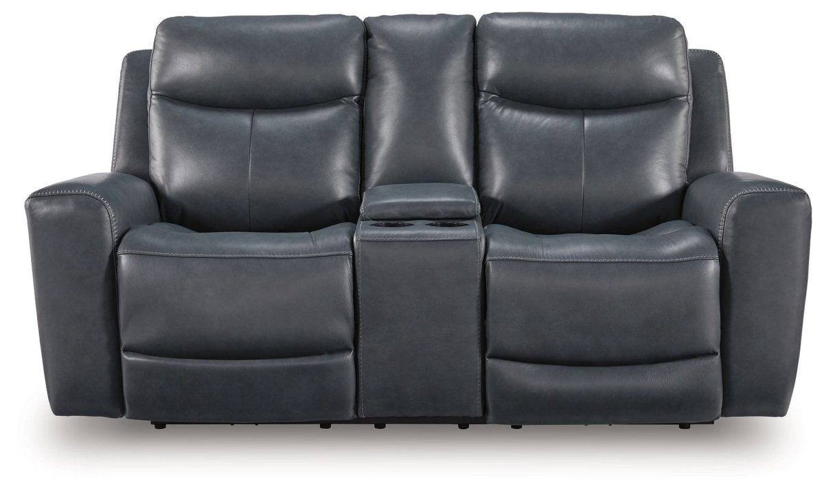 Next Move - Power Reclining Loveseat With Console / Adjustable Headrest Reclining Loveseats by Signature Design by Ashley® - Walls Furniture & Mattress