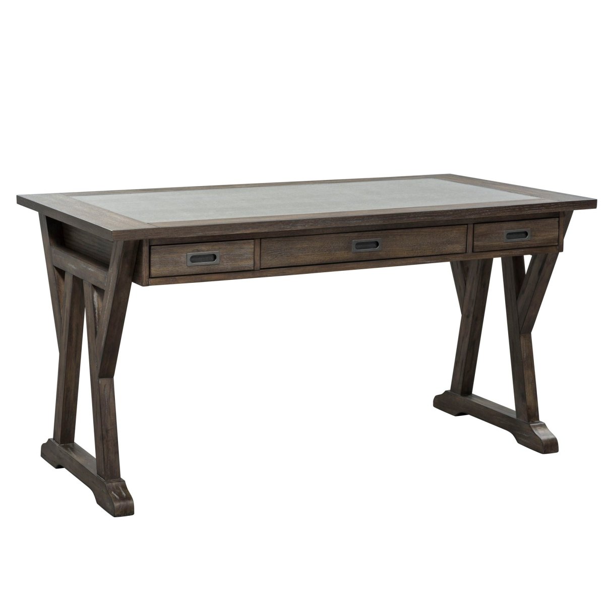 Stone Brook - Home Office Desk Set 5 Piece Home Office Sets by Liberty Furniture - Walls Furniture & Mattress