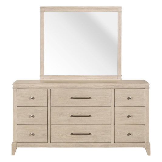 New Haven - Dresser & Mirror - White Dresser & Mirror by Liberty Furniture - Walls Furniture & Mattress
