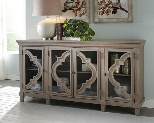 Fossil Ridge - Accent Cabinet - Gray Accent Cabinets by Signature Design by Ashley® - Walls Furniture & Mattress