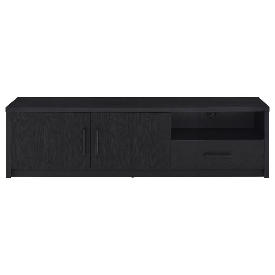 Murray - 70" 2 - Door TV Stand Media Console - Black TV Stands by Coaster Fine Furniture - Walls Furniture & Mattress