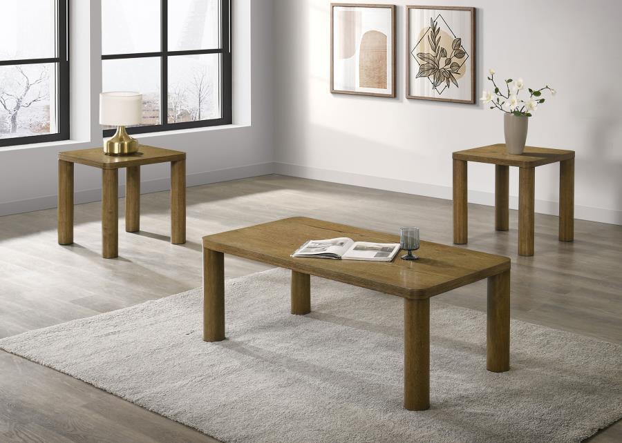 Castlewood - Cocktail Coffee Table Set Table Sets by Coaster Fine Furniture - Walls Furniture & Mattress