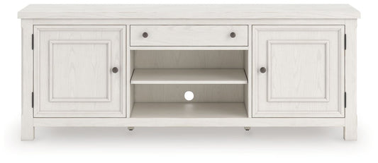Robbinsdale - Extra Large TV Stand - Antique White TV Stands by Signature Design by Ashley® - Walls Furniture & Mattress