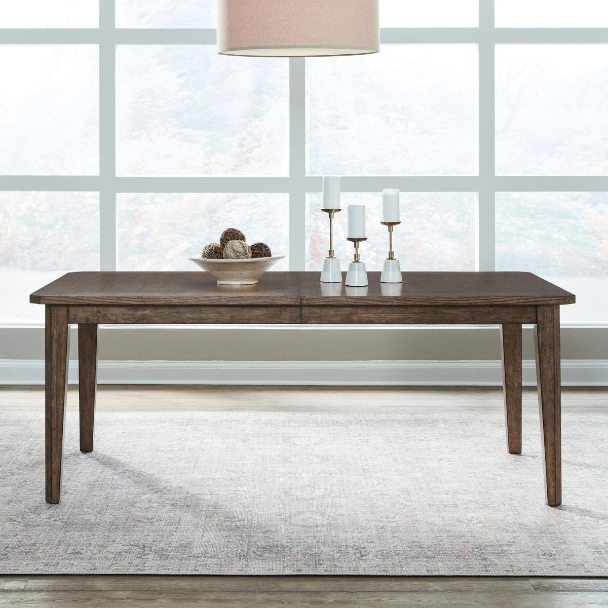 Carolina Park - Rectangular Leg Table - Brown Dining Tables by Liberty Furniture - Walls Furniture & Mattress