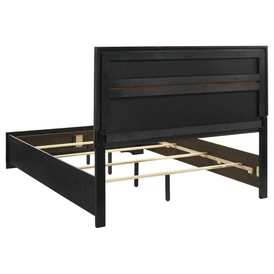 Miranda - Panel Bedroom Set - Black 4 Piece Bedroom Sets by Coaster Fine Furniture - Walls Furniture & Mattress