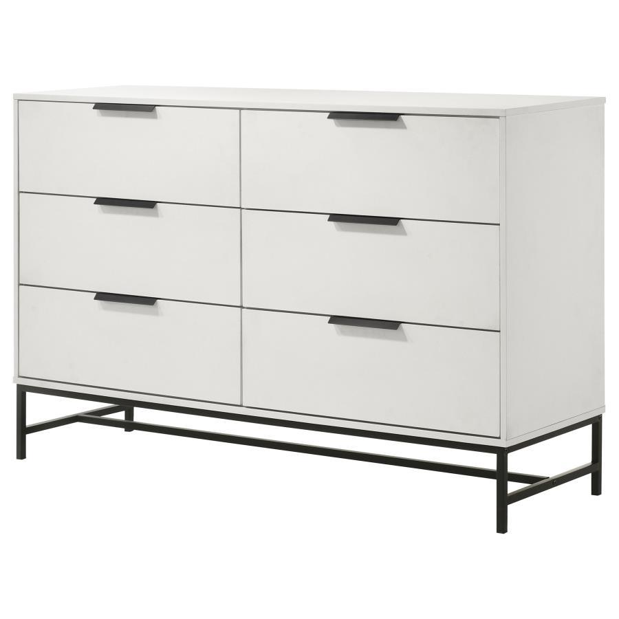 Sonora - 6 - Drawer Dresser Dressers by Coaster Fine Furniture - Walls Furniture & Mattress
