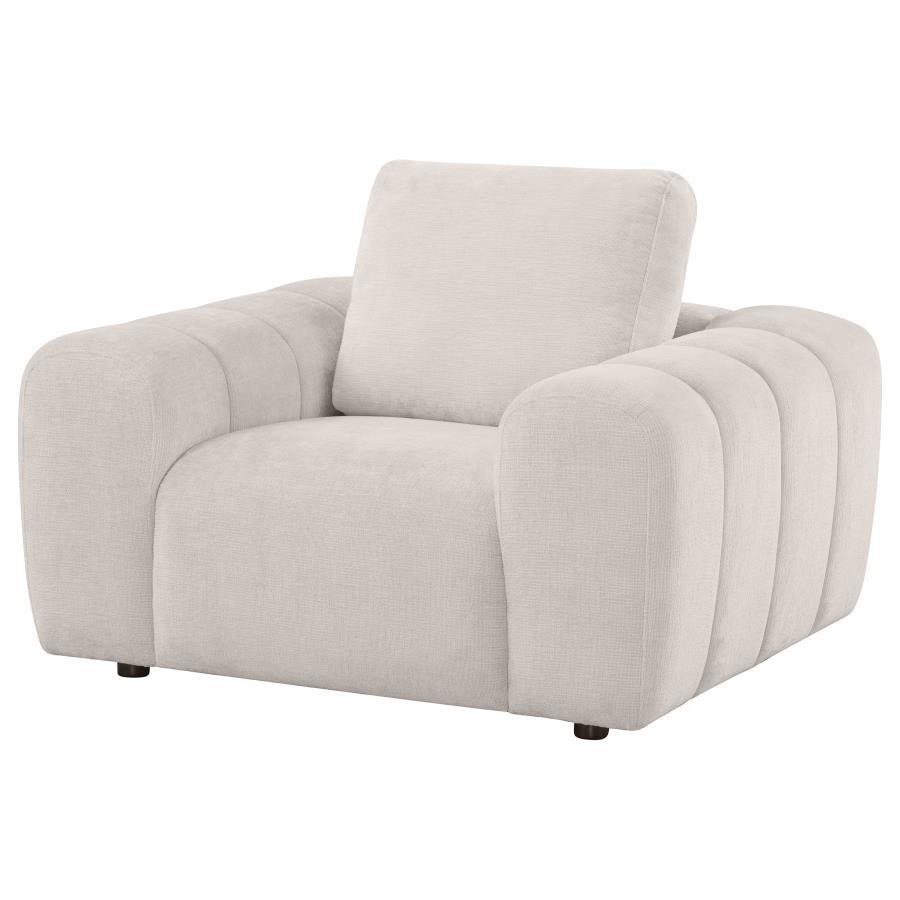 Burnett - Chenille Upholstered Accent Chair Arm Chairs by Coaster Fine Furniture - Walls Furniture & Mattress