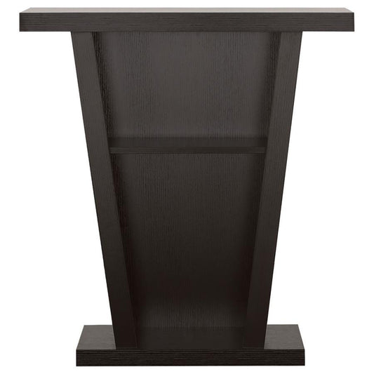 Evanna - 2 - Shelf Engineered Wood Console Table - Cappuccino Console Tables by CoasterEveryday - Walls Furniture & Mattress