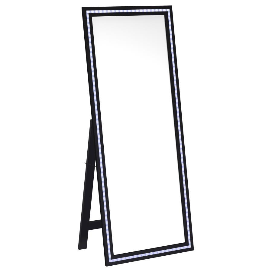 Windrose - Tempered LED Standing Mirror Floor Mirrors by Coaster Fine Furniture - Walls Furniture & Mattress