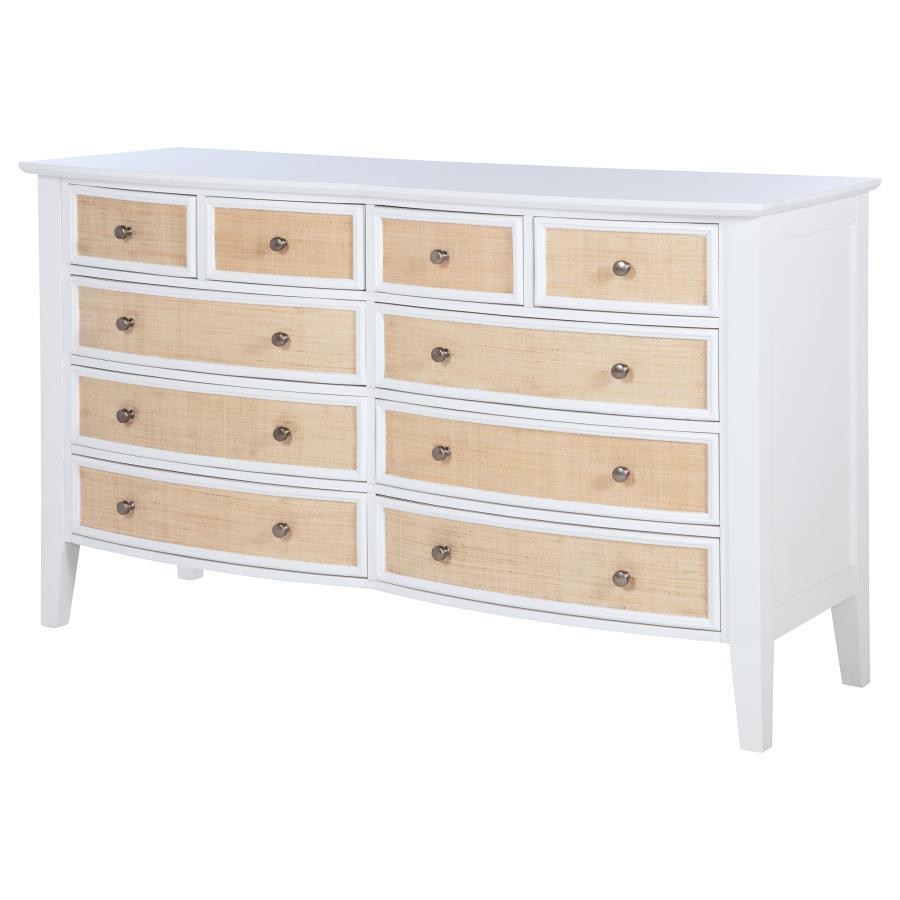 Bexhill - 10 - Drawer Dresser Dressers by Coaster Fine Furniture - Walls Furniture & Mattress
