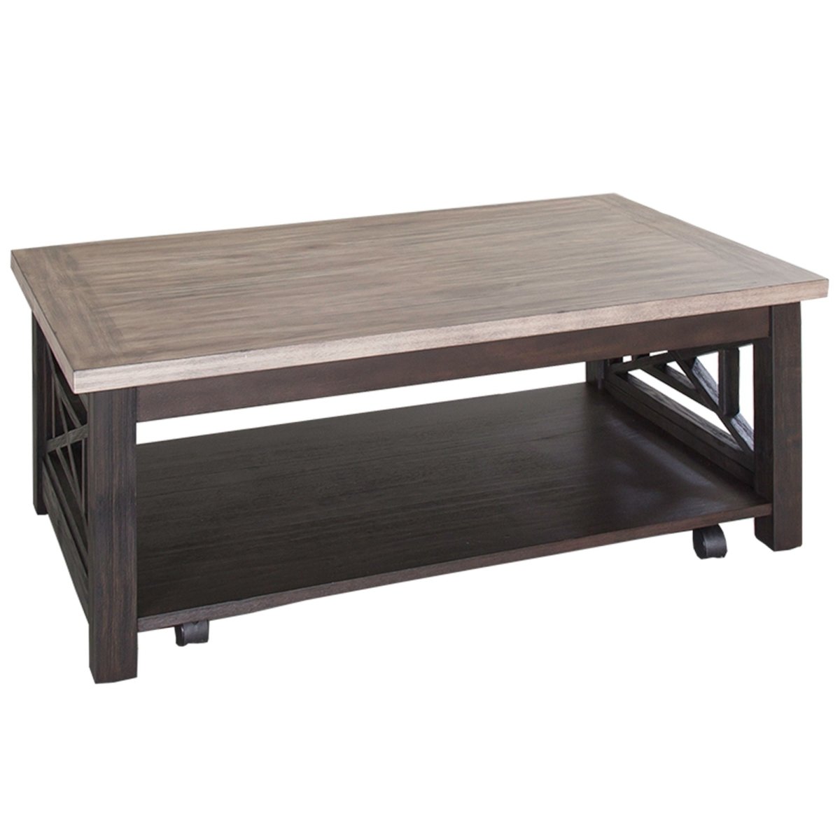 Heatherbrook - Cocktail Table - Black Cocktail Tables by Liberty Furniture - Walls Furniture & Mattress