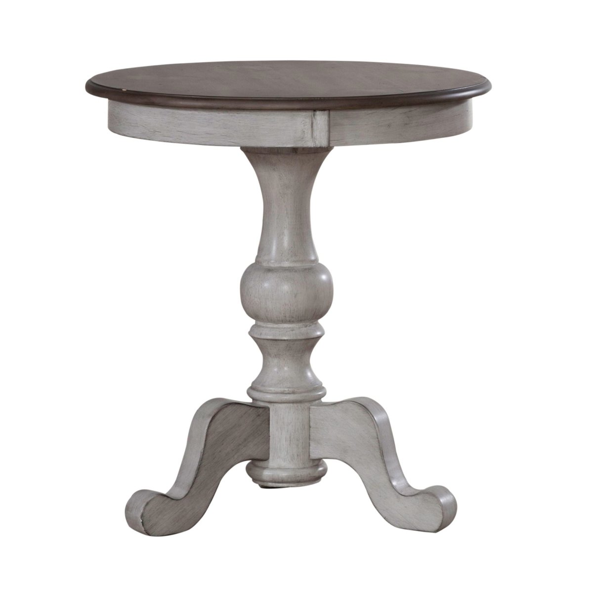 Ocean Isle - Round End Table - White End Tables by Liberty Furniture - Walls Furniture & Mattress