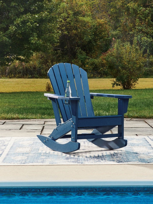 Sundown Shores - Rocking Chair - Blue Rocker Chairs by Signature Design by Ashley® - Walls Furniture & Mattress