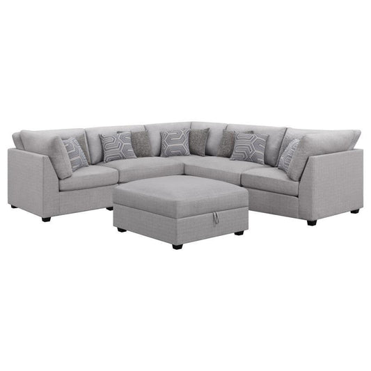 Cambria - Upholstered Modular Sectional Sofa Stationary Sectionals by CoasterElevations - Walls Furniture & Mattress